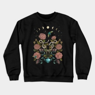 Rose and Honeysuckle Crewneck Sweatshirt